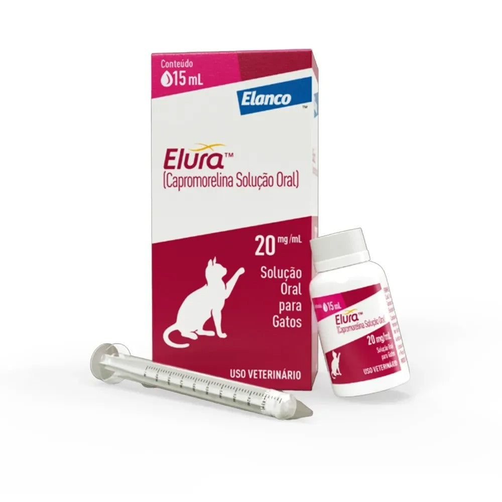 Elura Solução Oral para Gatos 20mg/ml 15ml
