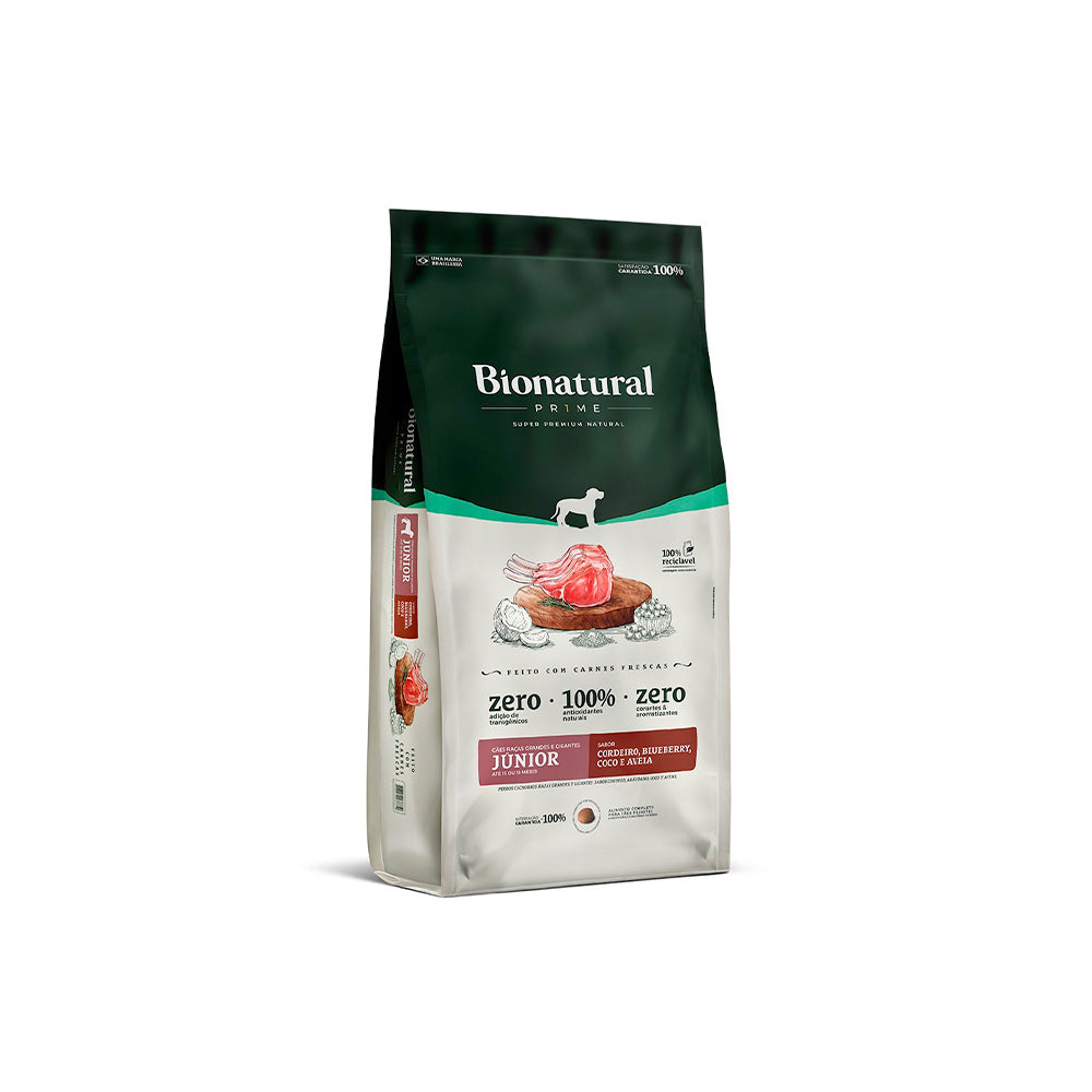 Ração Bionatural Prime Cães Filhotes Raças Médias e Grandes Cordeiro 15kg
