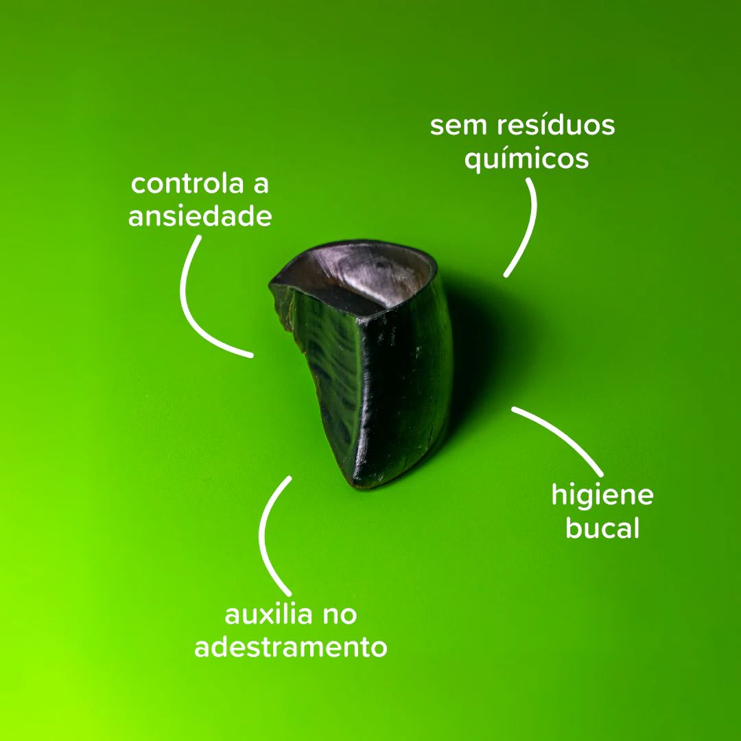 Petisco Caskets Natty Chews Casco Bovino Desidratado 3 unidades