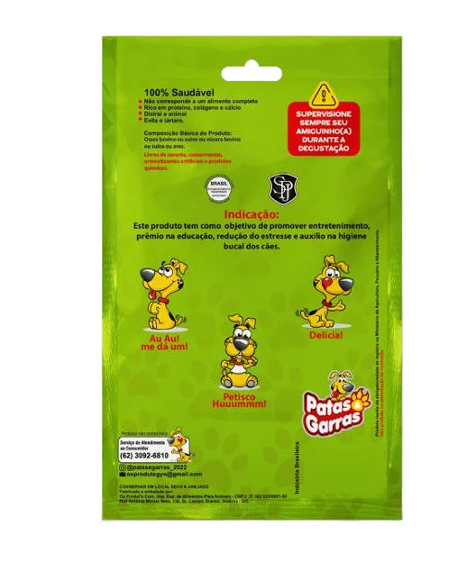 Petisco Natural para Cachorro Asinha de Frango Desidratada Patas & Garras 80g