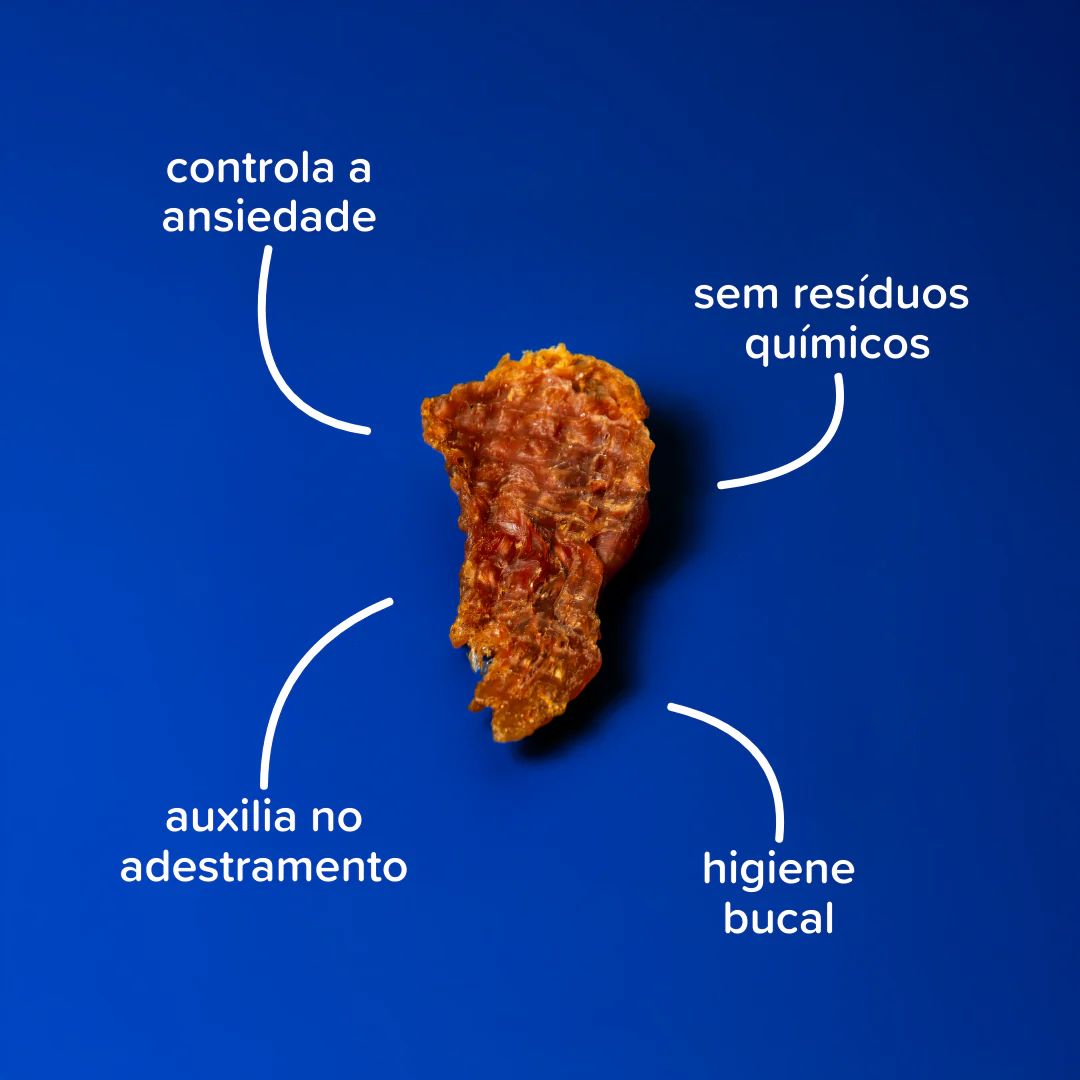 Petisco Frangolino Natty Chews Sassami de Frango Desidratado 80g