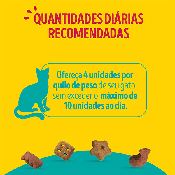 Petisco para Gato Friskies Party Mix Camarão, Salmão e Atum 80g