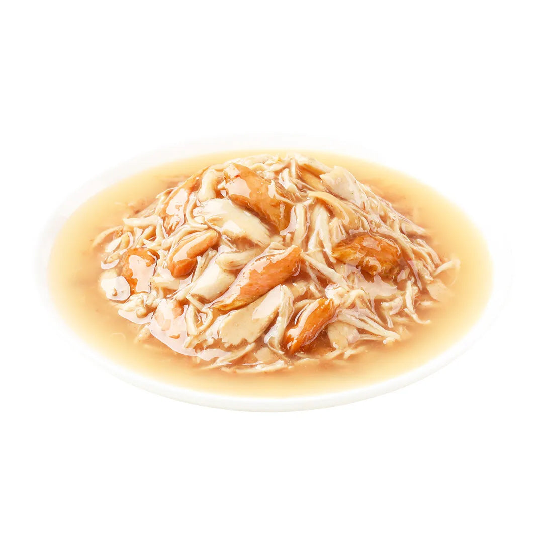 Petisco para Gato Wanpy Sachê Stew Filhotes Atum e Salmão 70g