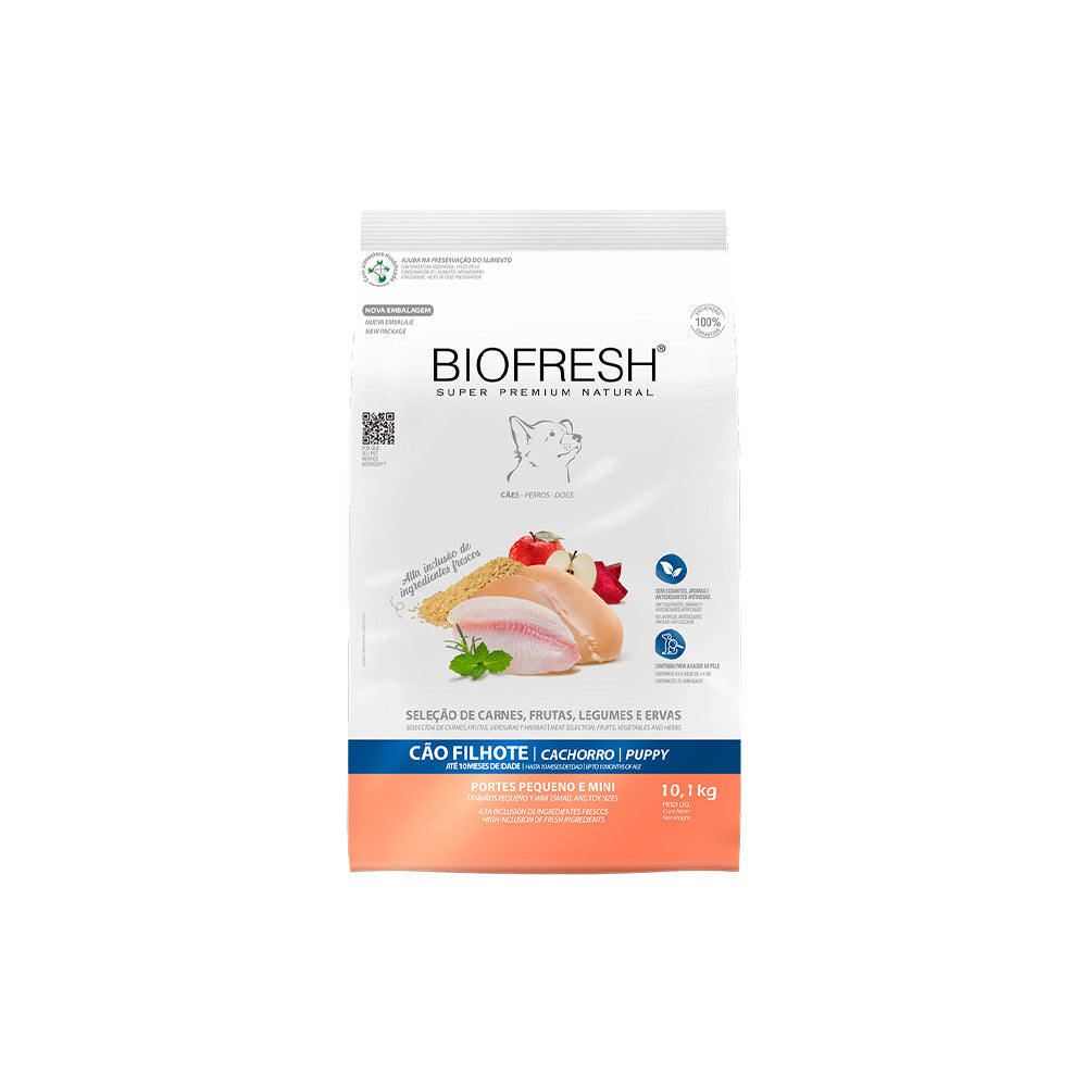 Ração Biofresh Cães Filhotes Raças Pequenas e Mini 10,1kg