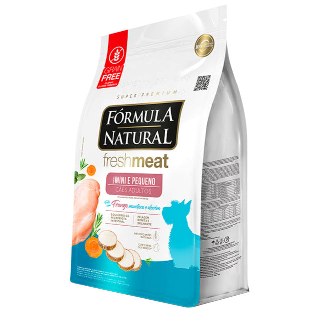 Ração Fórmula Natural Fresh Meat Cães Adultos Raças Pequenas e Mini 7kg