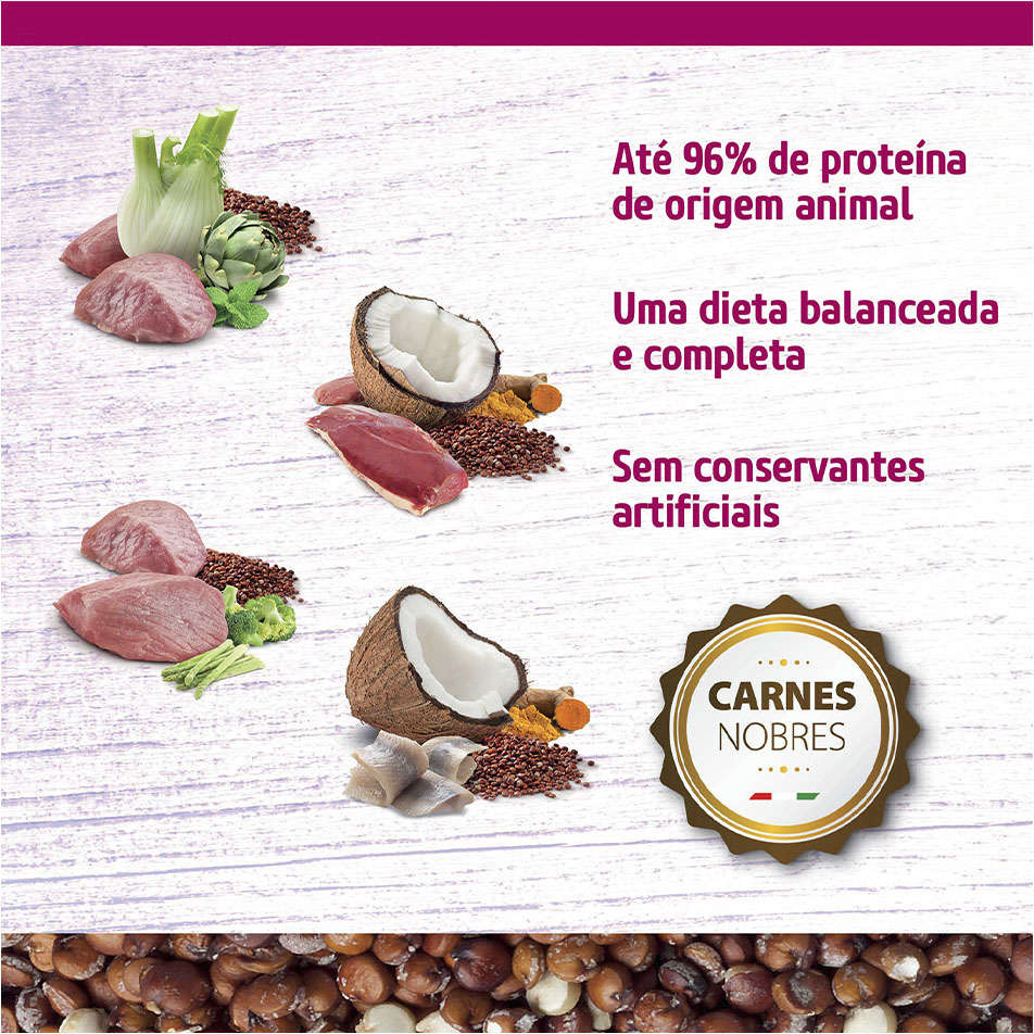 Ração N&D Quinoa Cães Adultos Mini Controle de Peso Suíno 800g