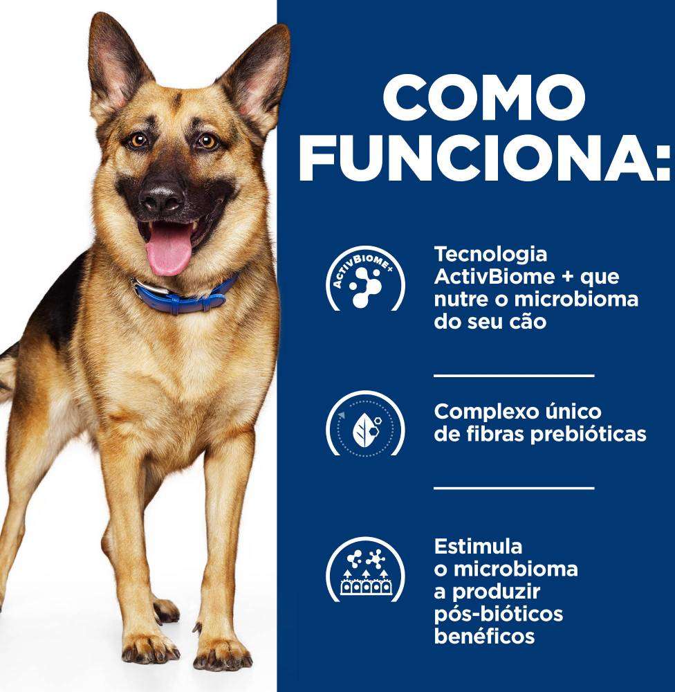Ração Hill's Prescription Diet Gastrointestinal Biome para Cães Adultos 3,63kg