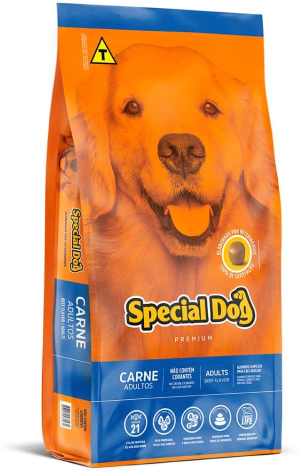 Ração Special Dog Premium Carne Cães Adultos 20kg