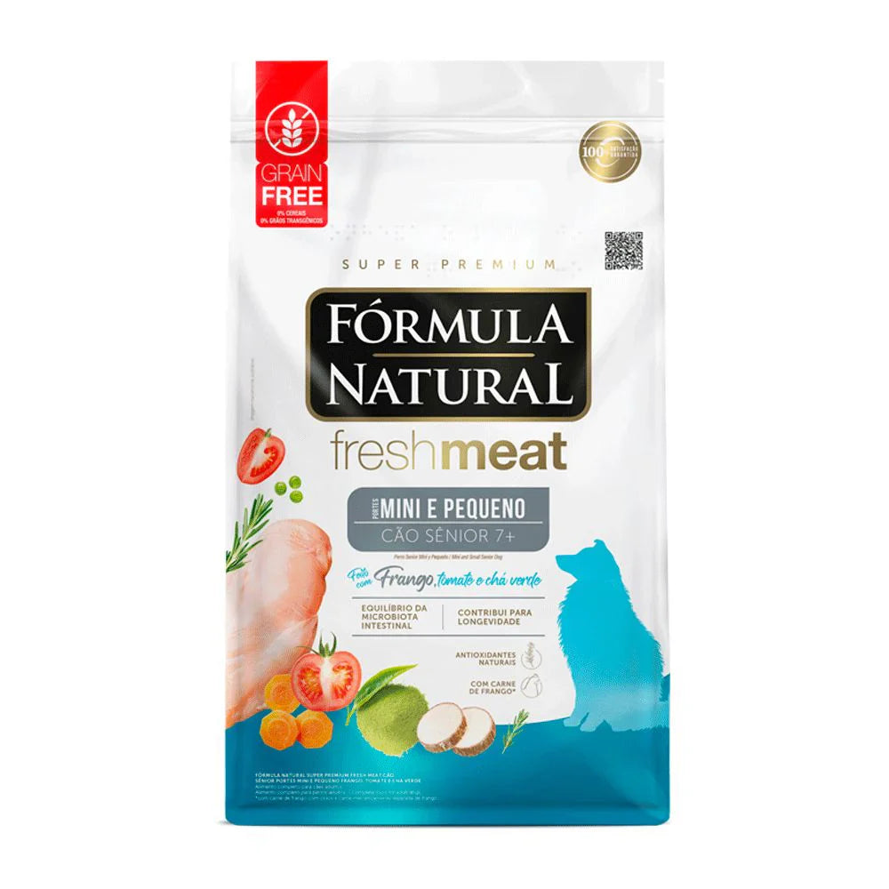 Ração Fórmula Natural Fresh Meat Cães Sênior Raças Pequenas e Mini 10kg