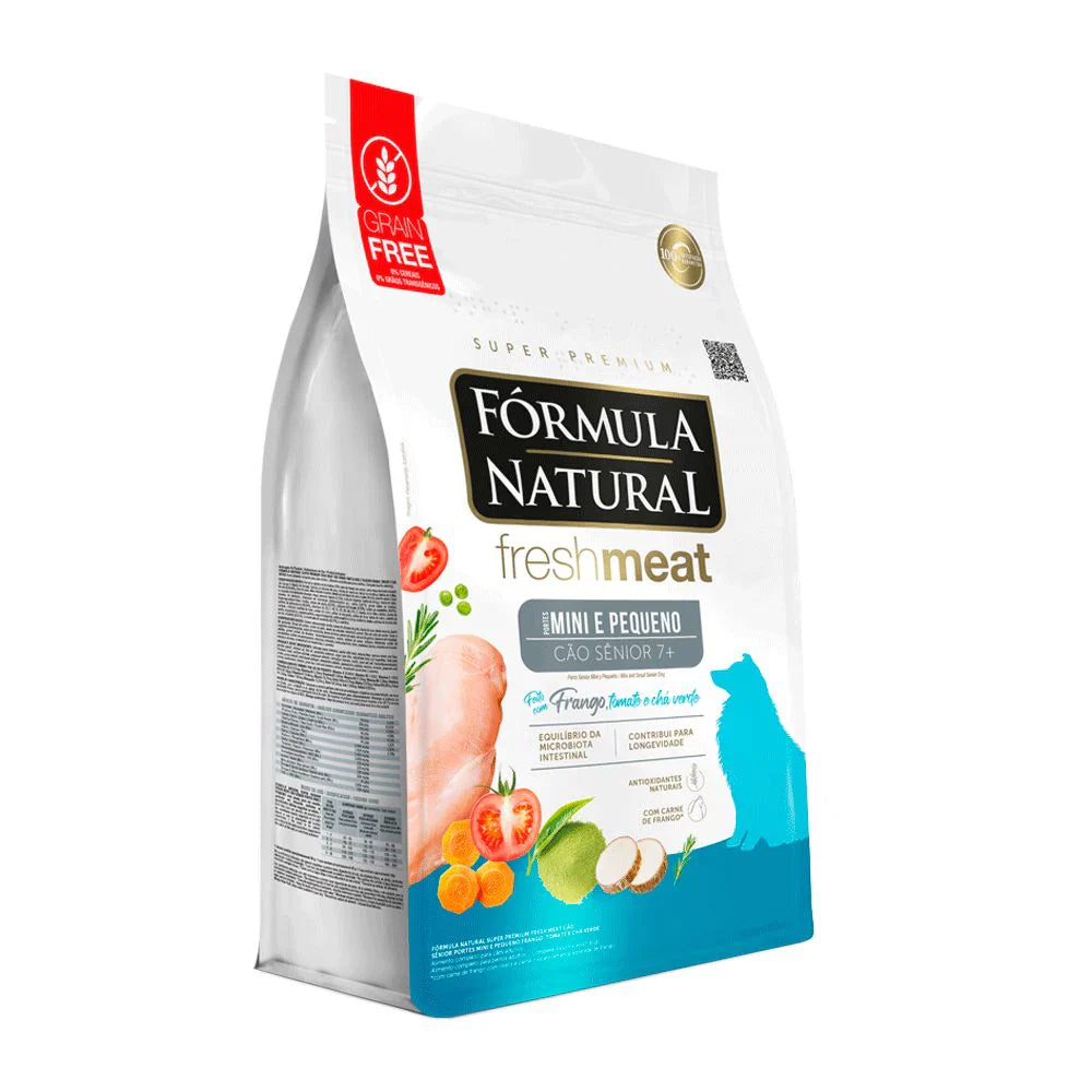 Ração Fórmula Natural Fresh Meat Cães Sênior Raças Pequenas e Mini 10kg