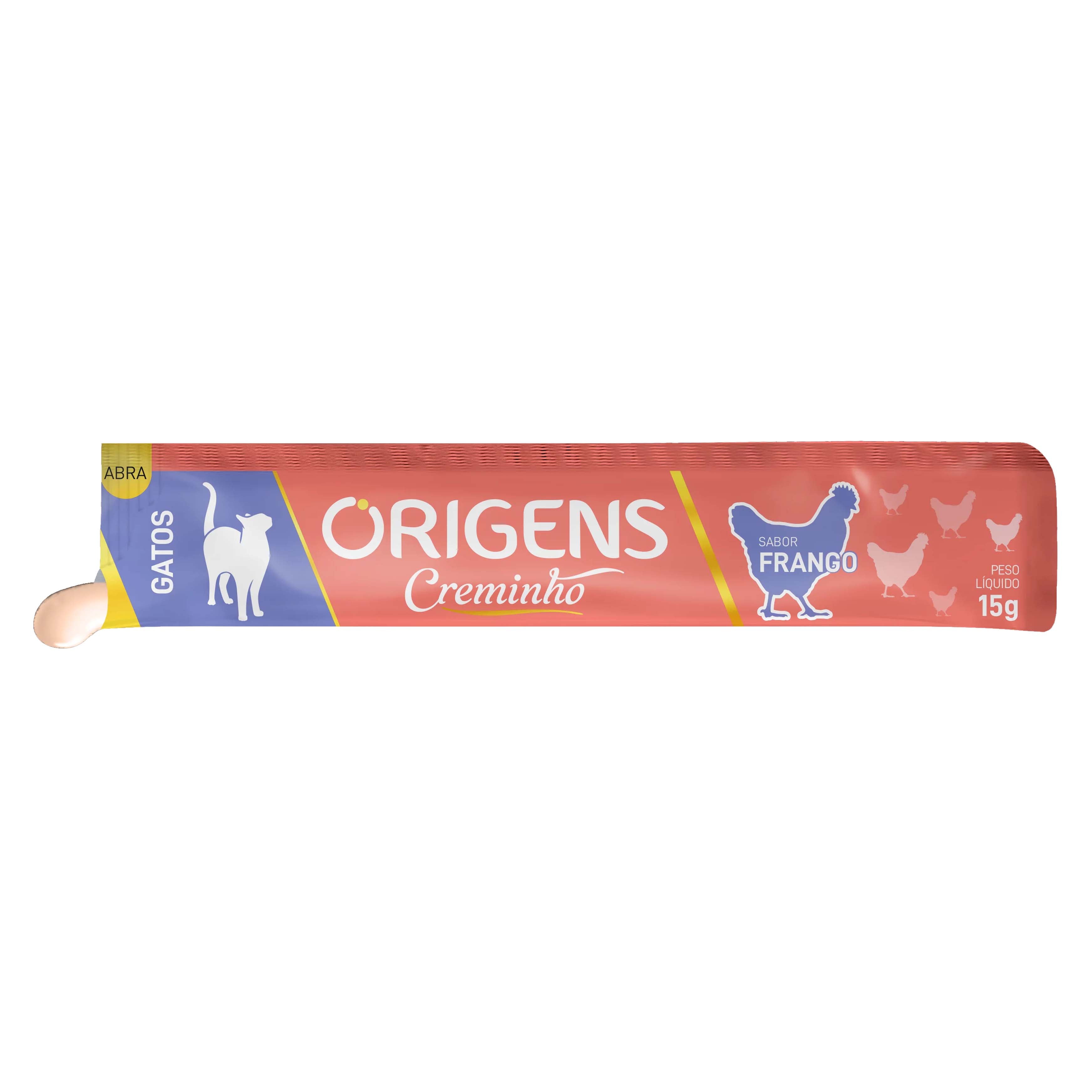 Snack para Gatos Origens Creminho Frango 60g