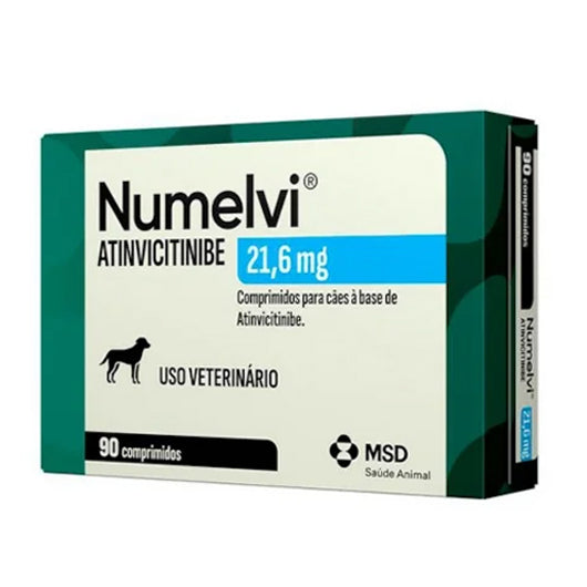 Tratamento de Coceira para Cachorros Numelvi 21,6 mg 90 Comprimidos