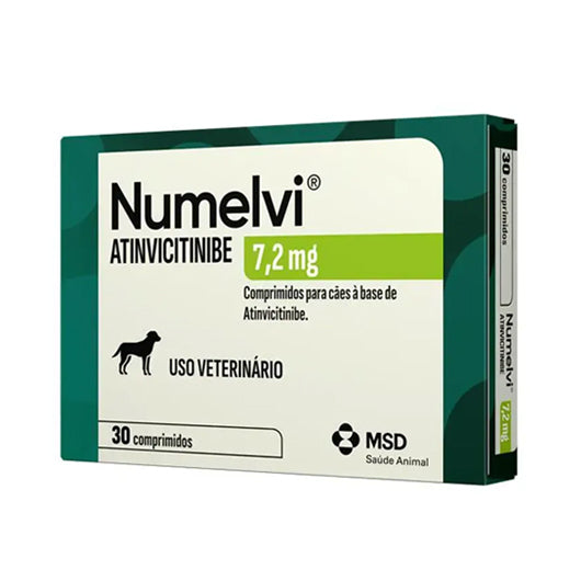 Tratamento de Coceira para Cachorros Numelvi 7,2 mg 30 Comprimidos