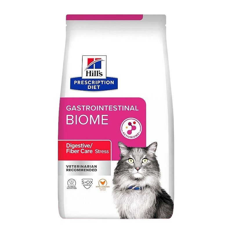 Ração Seca Hill's Prescription Diet GI Biome Stress para Gatos Adultos 1,8kg