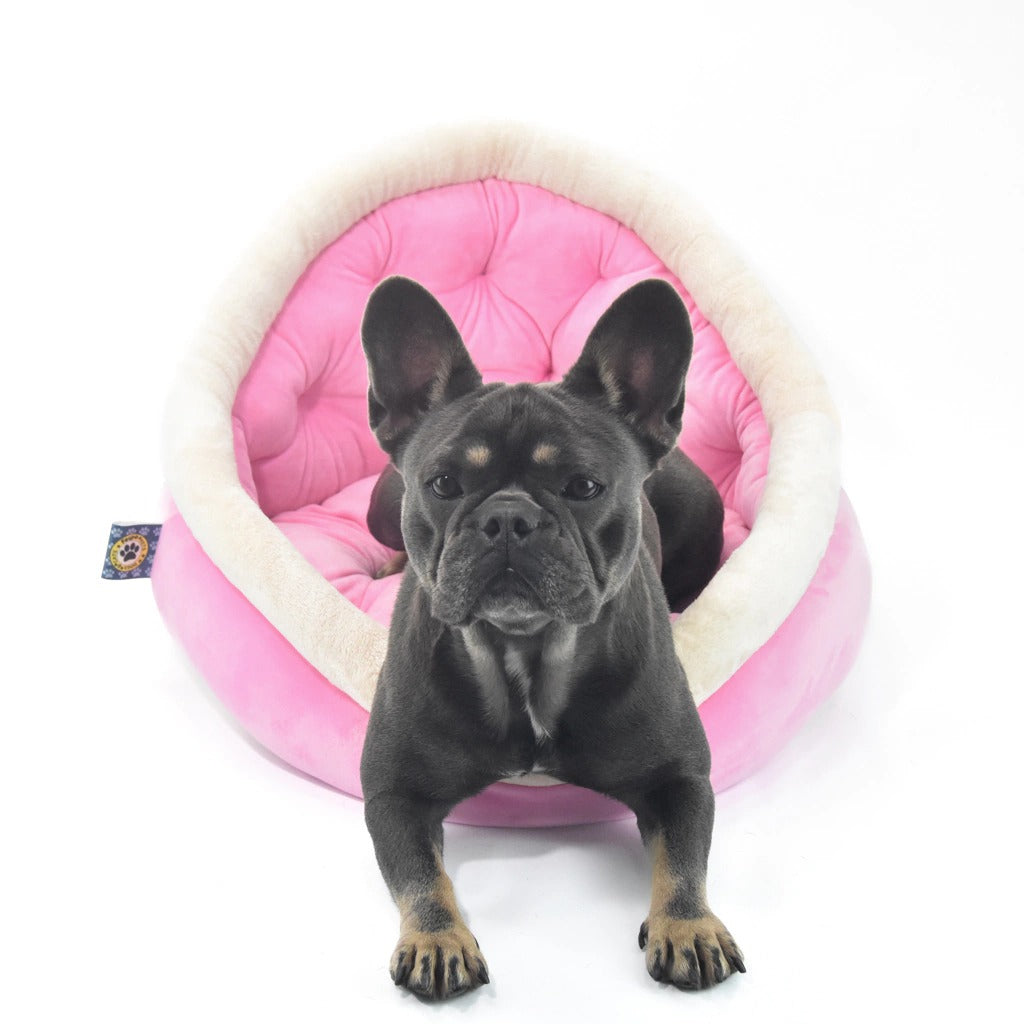 Cama para Cães Bicho Ferpa Puppy Skin Luxo Tamanho Único Rosa
