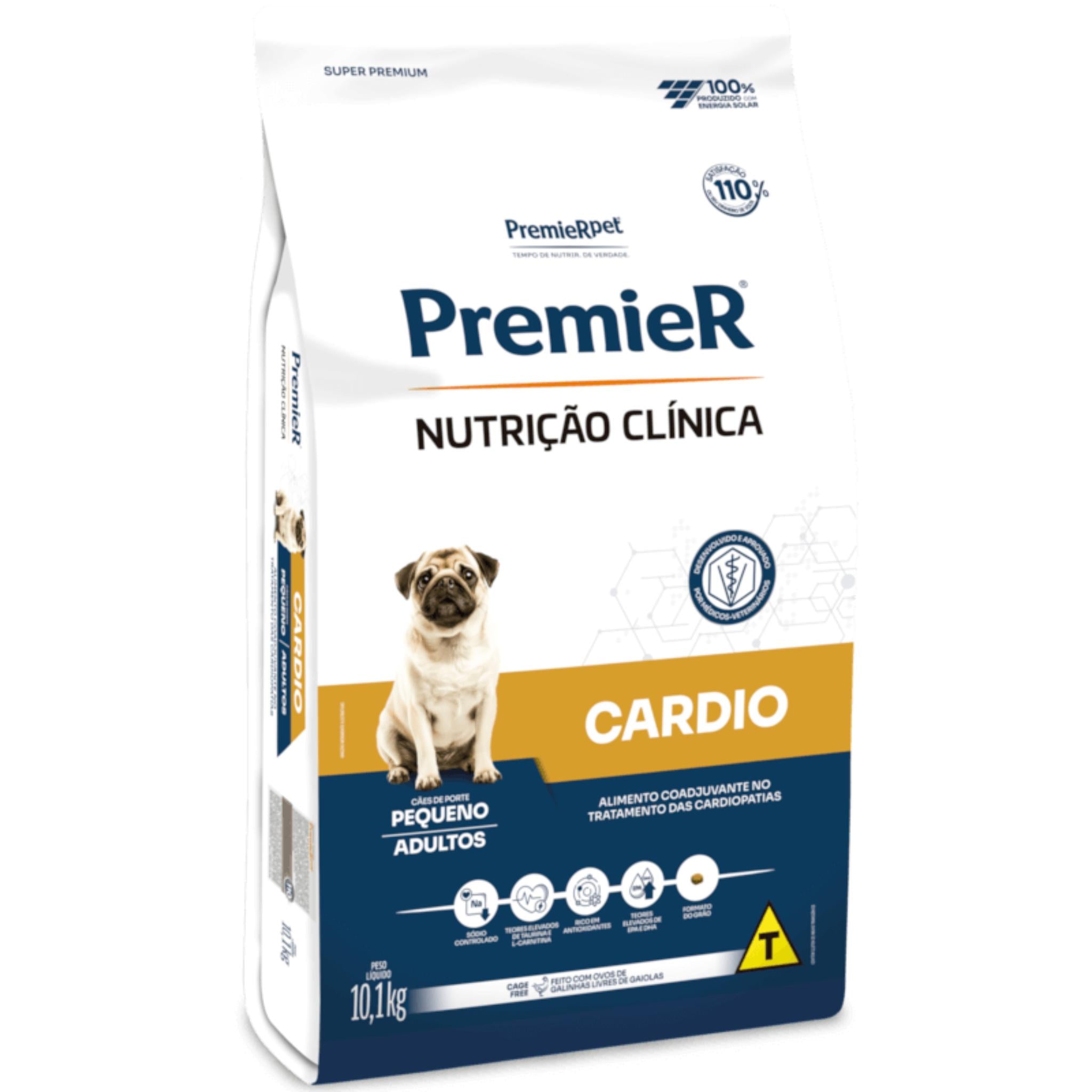 Ração Premier Nutrição Clínica Cardio Cão Adulto Raças Pequenas 10,1kg
