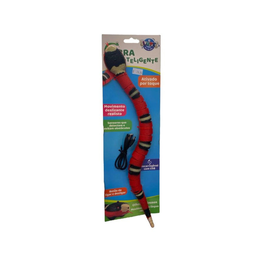 Brinquedo para Gato Lupe Cobra Elétrica Inteligente
