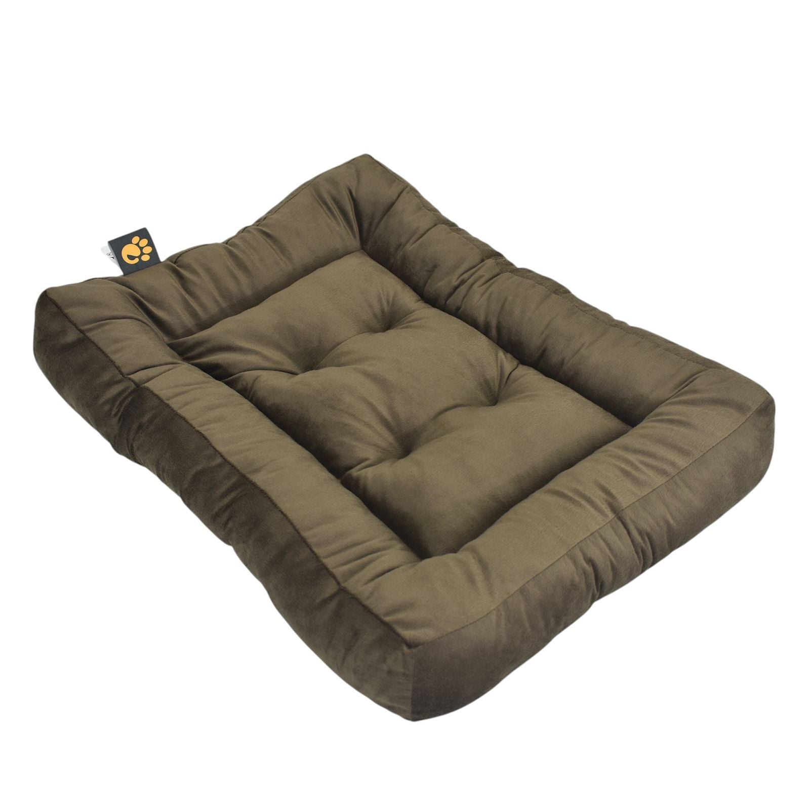 Cama para Cachorro Ferpa Pets Colchonete Quadrado Marrom G