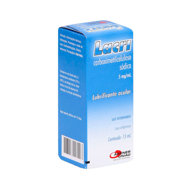 Colírio Oftmálmico Lacri para Cães 15ml