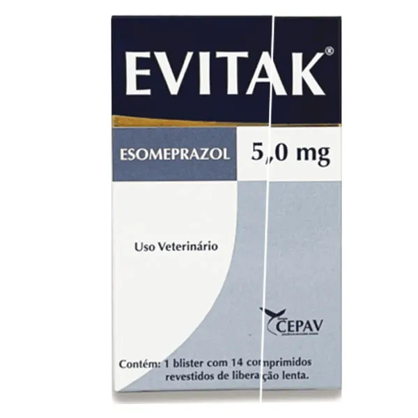 Evitak Esomeprazol 5mg 14 comprimidos