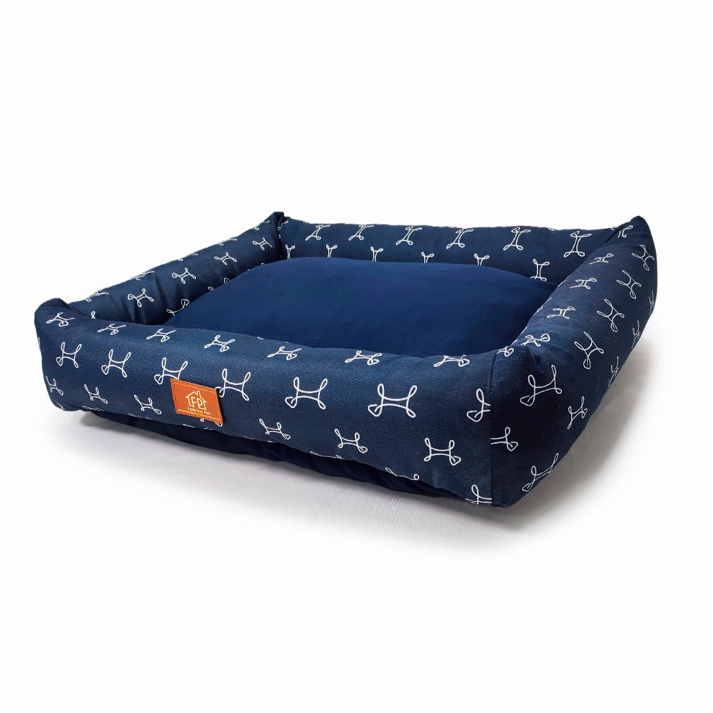 Cama Retangular Fábrica Pet Carmel Azul M