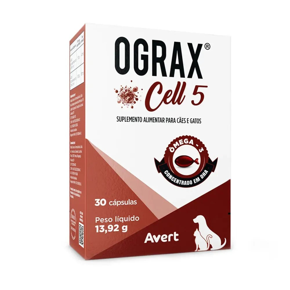 Suplemento Alimentar Ograx Cell 5 30 cápsulas