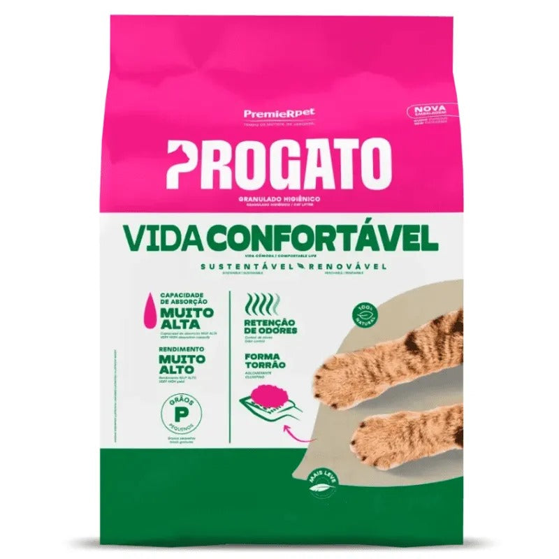 Granulado Higiênico Progato Vida Confortável 10kg