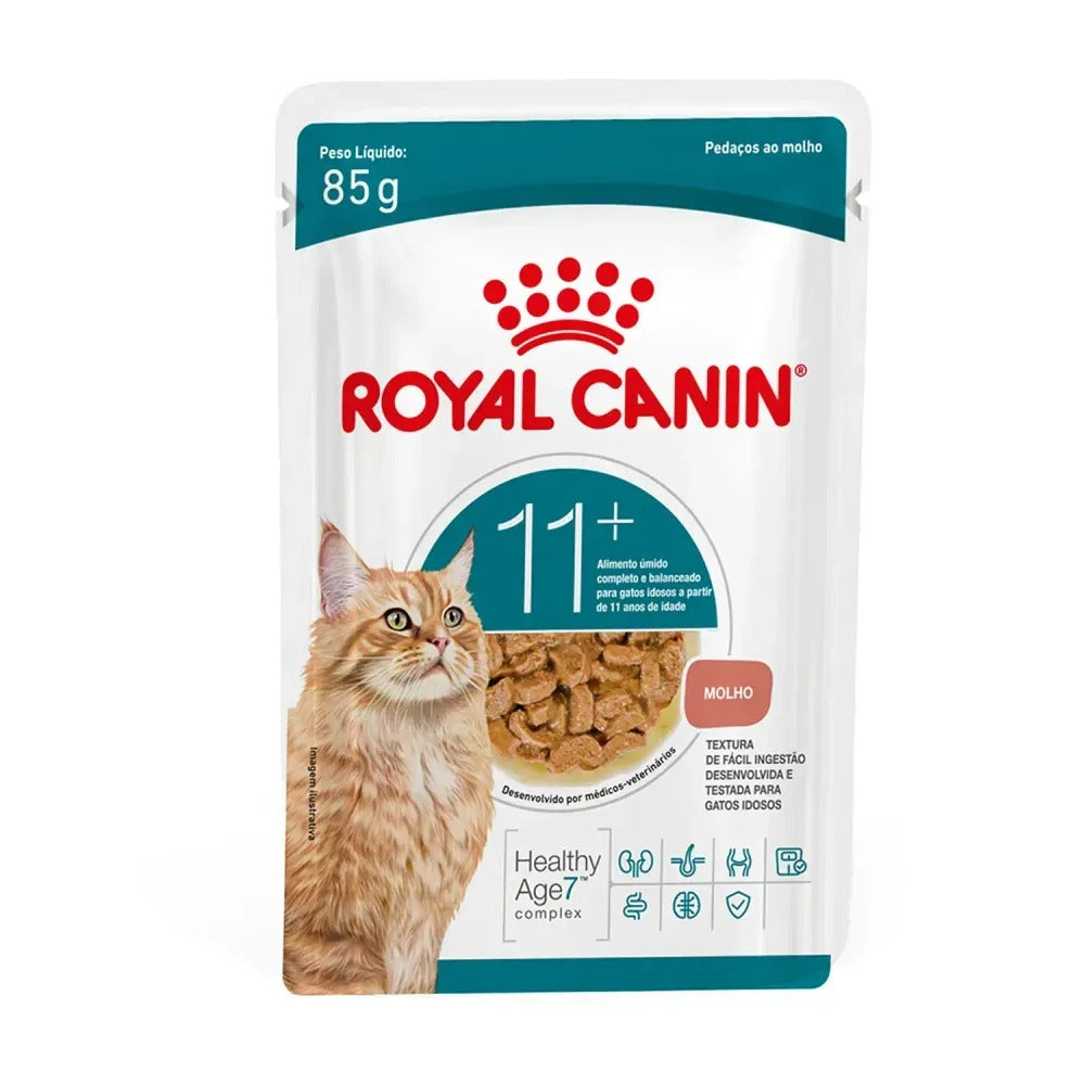 Alimento Úmido Royal Canin Sachê Gatos Ageing 11+ 85g