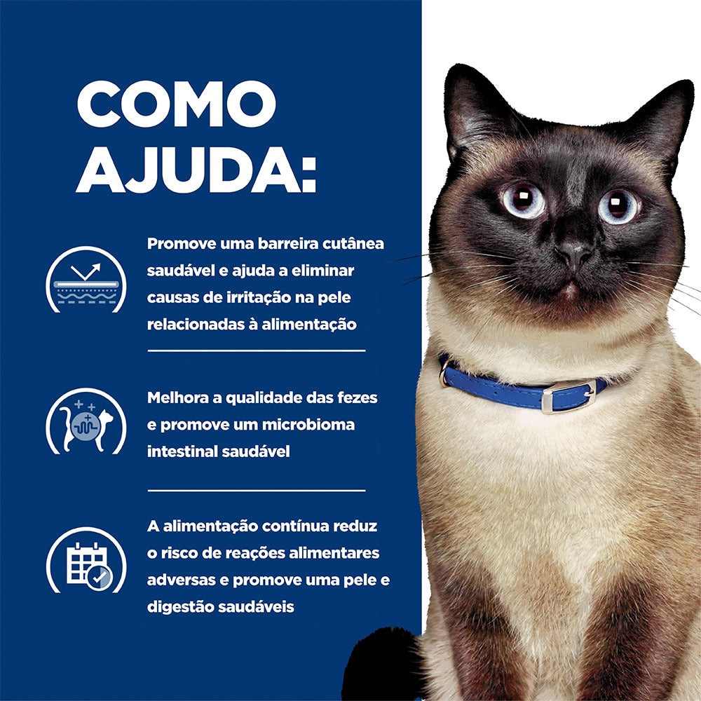 Alimento Úmido Hill's Prescription Diet Z/D Gatos Adultos Alergias Alimentares e de Pele 156g