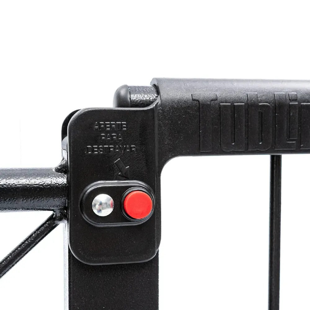 Kit Grade de Porta Tubline Plus Preto