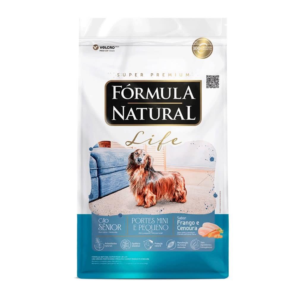 Ração Fórmula Natural Life Cães Sênior Raças Mini e Pequeno 10,1kg