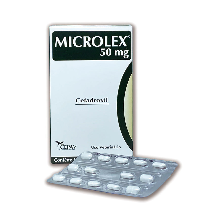 Antibiótico para Cães e Gatos Microlex 50mg