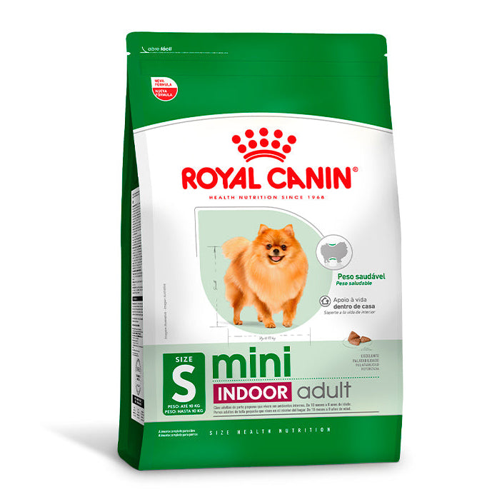 Ração Royal Canin Mini Indoor Adult Cães 2,5kg