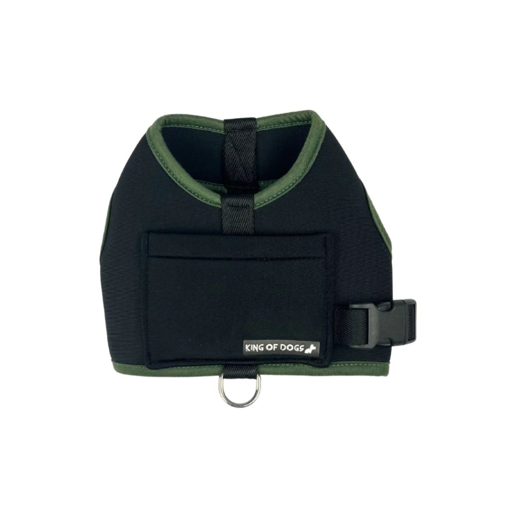 Peitoral Hug King Of Dogs Moss Preto M