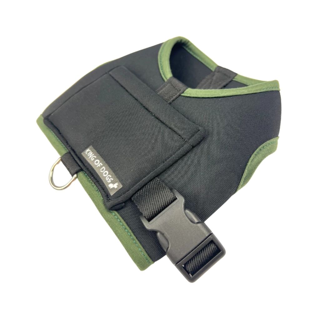 Peitoral Hug King Of Dogs Moss Preto M