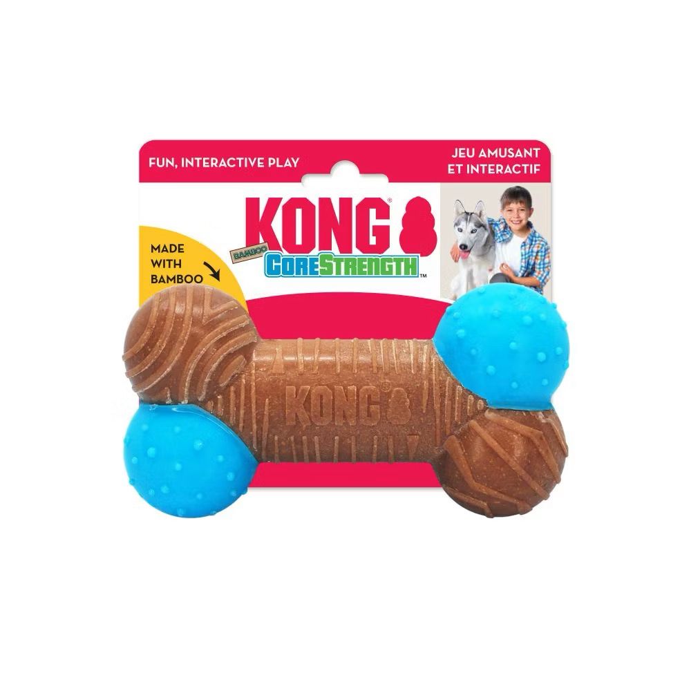 Brinquedo para Cachorro KONG Osso de Bambu Corestrength Grande