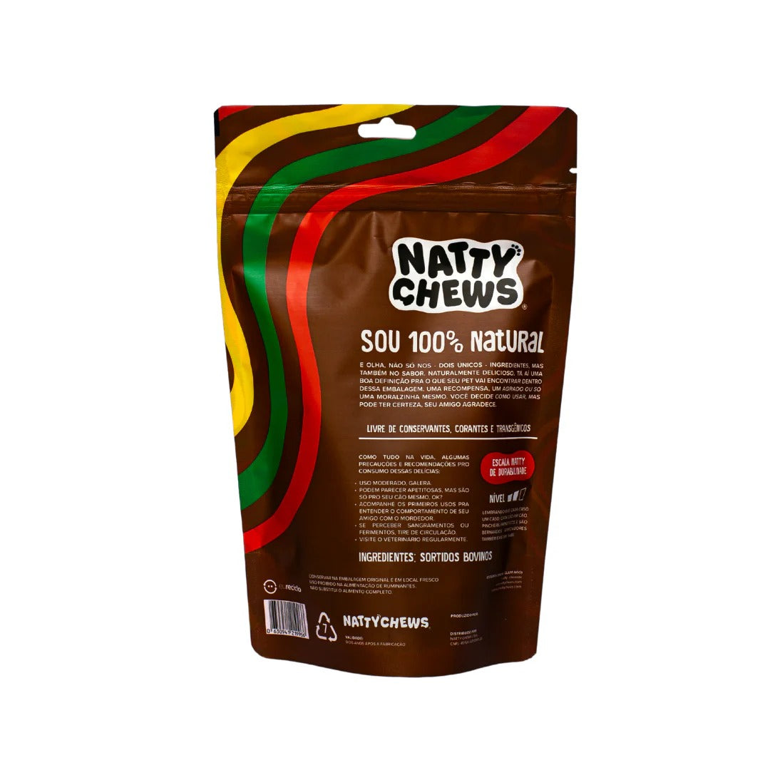 Petisco Misturita Natty Chews Recorte Bovino Desidratado 100g