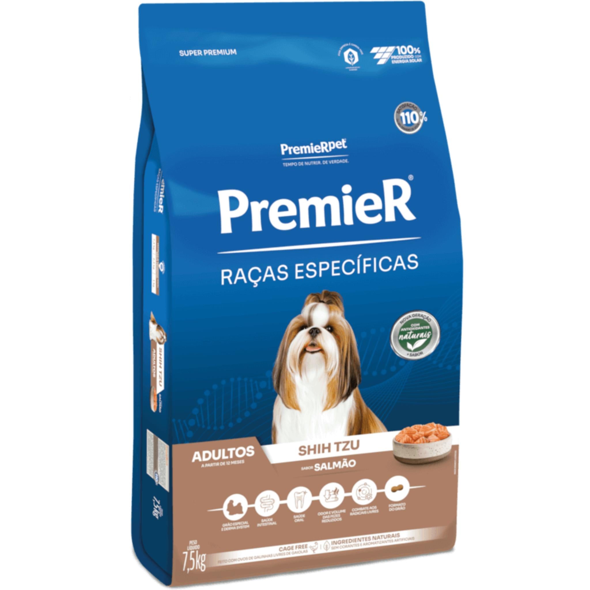 Ração Premier Raça Específica Shih Tzu Adulto Salmão 2,5kg