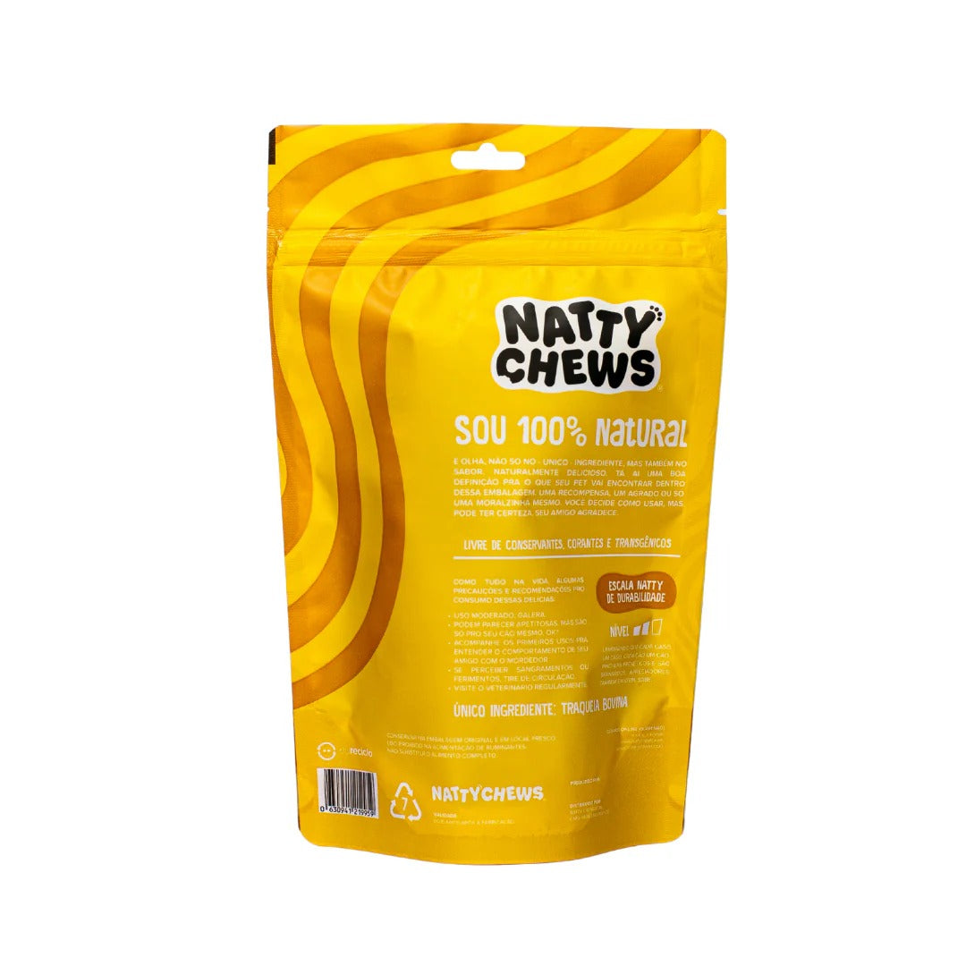 Petisco Traquitas Natty Chews Traqueia Bovina Desidratada 2 unidades