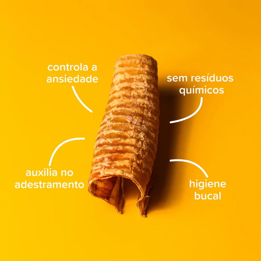 Petisco Traquitas Natty Chews Traqueia Bovina Desidratada 2 unidades