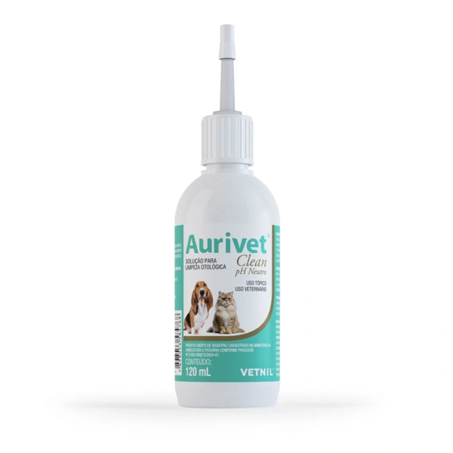 Solução Otológica Aurivet Clean Ph Neutro 50ml