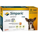 Antipulgas Cães Simparic 5mg 1,3 a 2,5kg 3 comprimidos