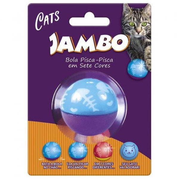 Brinquedo Jambo Bola Flashing Cat Wobbler