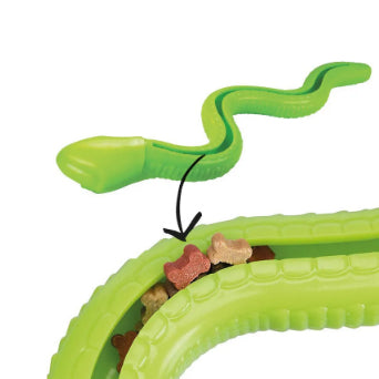 Brinquedo para Cachorro Jambo Mordedor Cobra Tpr Treat Sound Azul