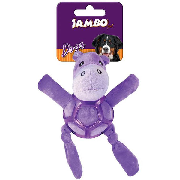 Brinquedo Jambo Mordedor Pelúcia Net Ball Hippo