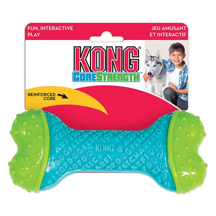Brinquedo para Cachorro KONG Corestrength Bone Pequeno/Médio