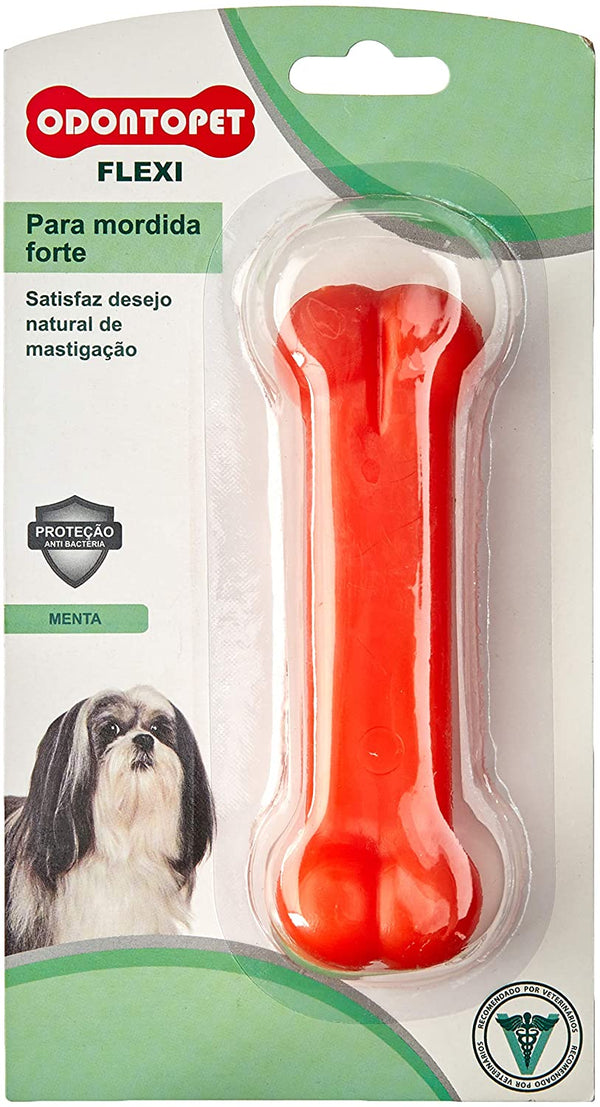 Brinquedo Odontopet Osso Flexibone Cães até 7kg