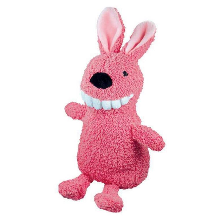 Brinquedo para Cachorro Jambo Mordedor Pelúcia Dentinho Coelho