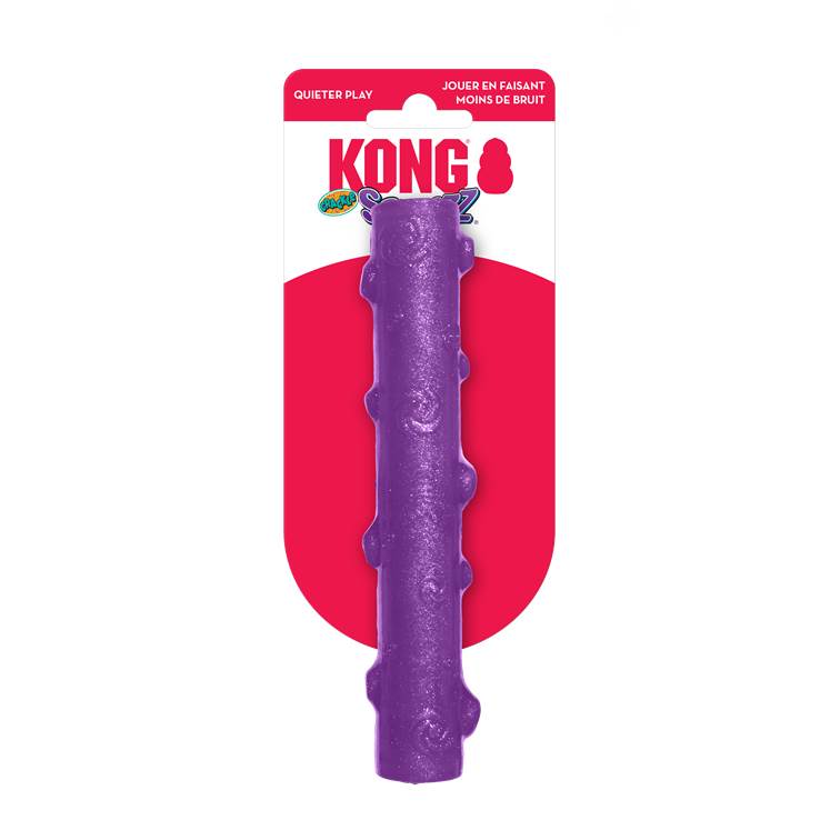 Brinquedo para Cachorro KONG Squeezz Crackle Stick Médio