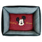 Cama Quadrada Fábrica Pet Disney Mickey Listra Preta M